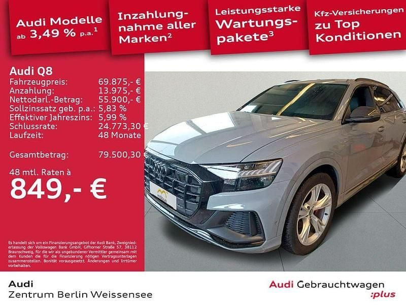 Gebraucht Audi Q8 Competition 286 PS (210 kW) 2023 Nardograu SUV