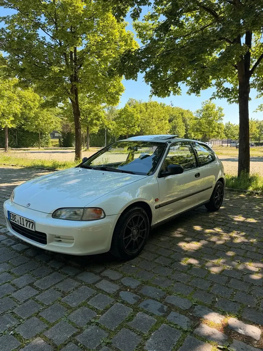 Gebraucht Honda Civic 90 PS (66 kW) 1994 Weiß Kleinwagen
