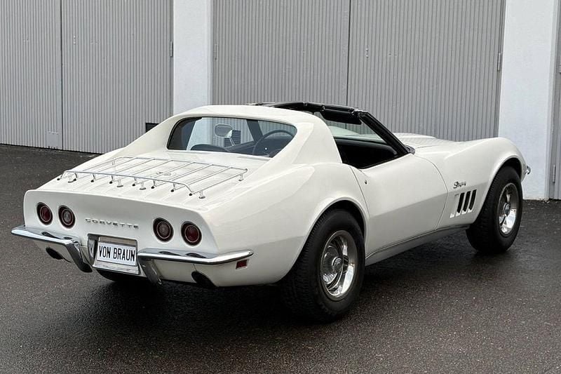 Second-hand Corvette C3 349 CP (256 kW) 1969 Alb