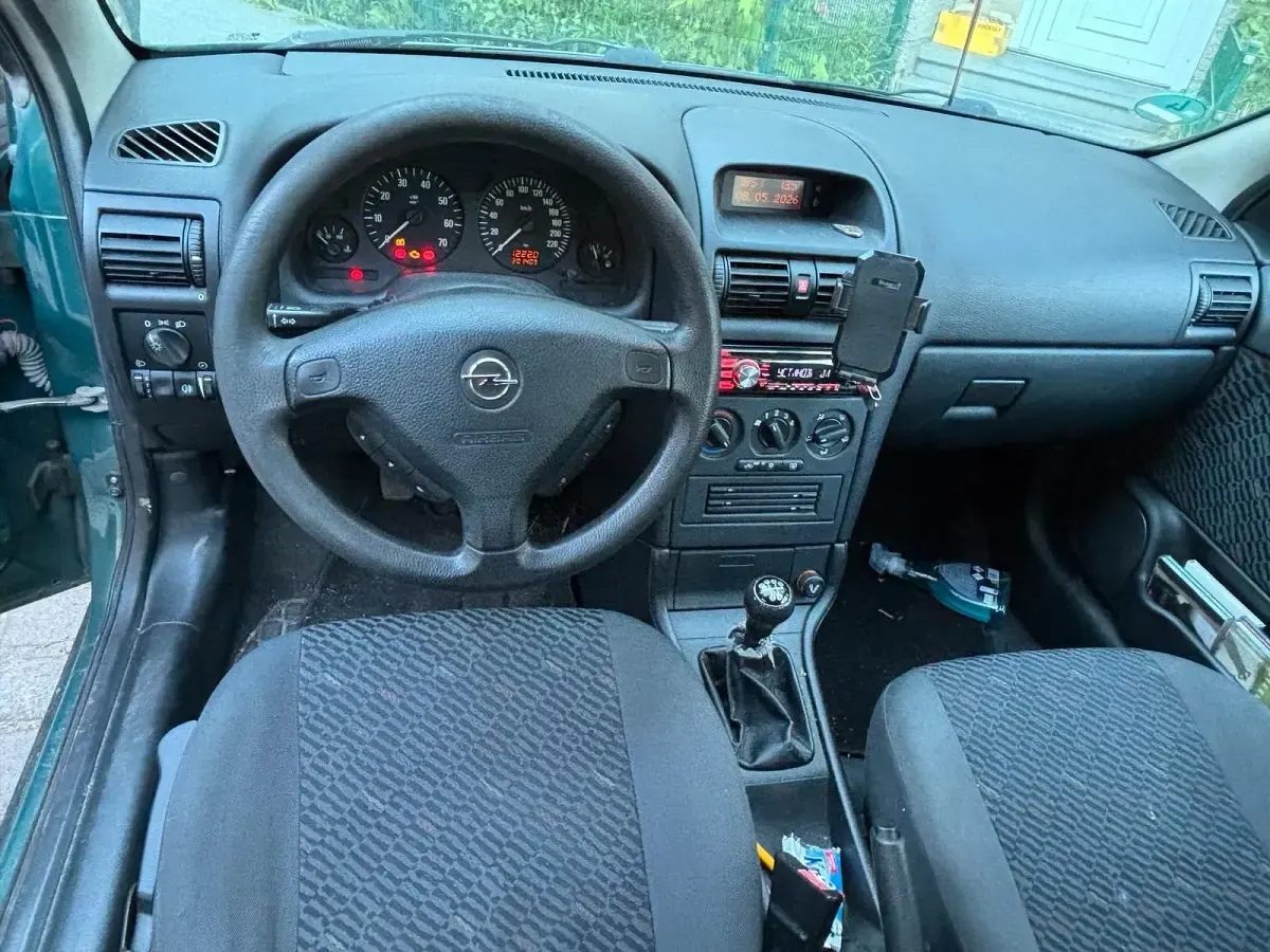 Gebraucht Opel Astra 2001 Grün Kleinwagen