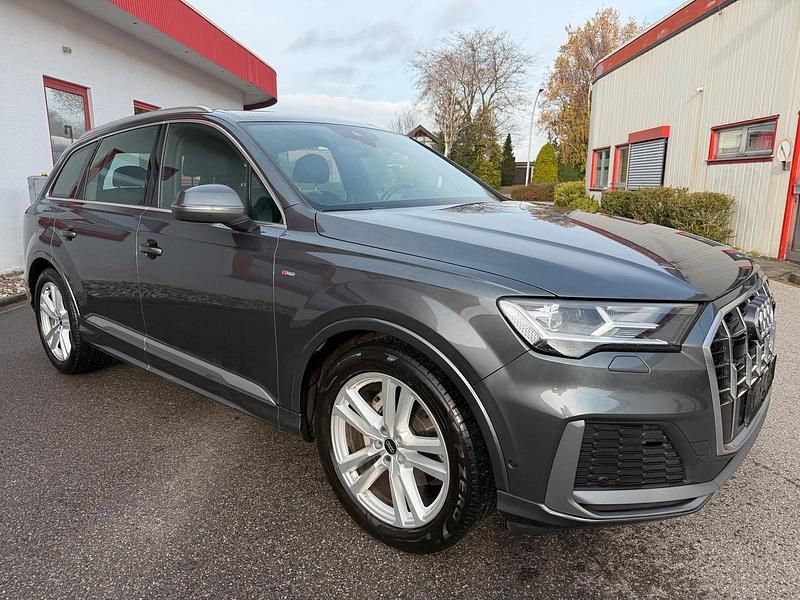 Grau Gebraucht 2022 Audi Q7 S-line plus SUV | 47.900 € (Superpreis) - Bild 1/4