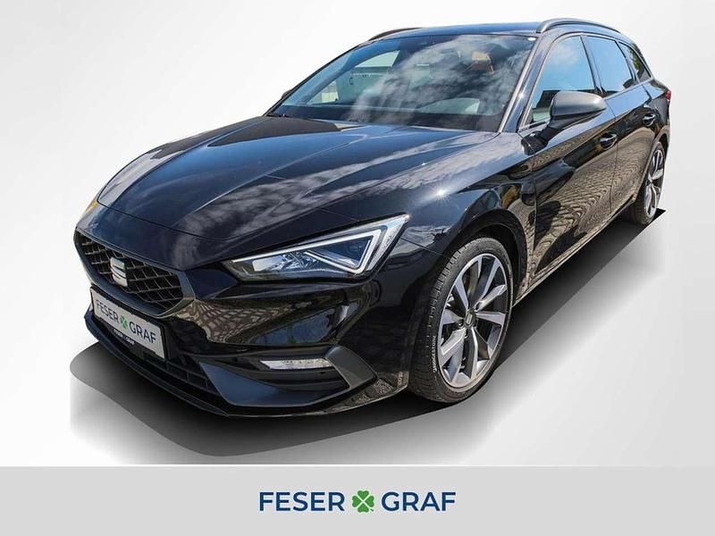 Midnight schwarz metallic Gebraucht 2022 Seat Leon Beats Kombi | 19.940 € (Fairer Preis) - Bild 1/4