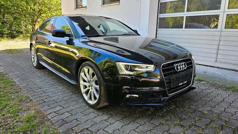 Schwarz Gebraucht 2016 Audi A5 S-Line Limousine | 15.600 € (Etwas zu teuer) - Bild 1/4