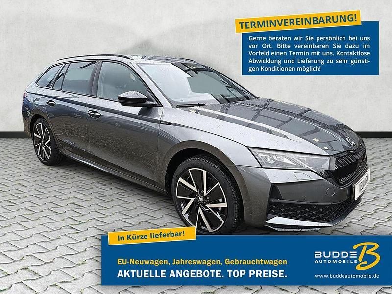 Graphitegrau metallic Neu 2025 Skoda Octavia SportLine Kombi | 38.490 € (Guter Preis) - Bild 1/4