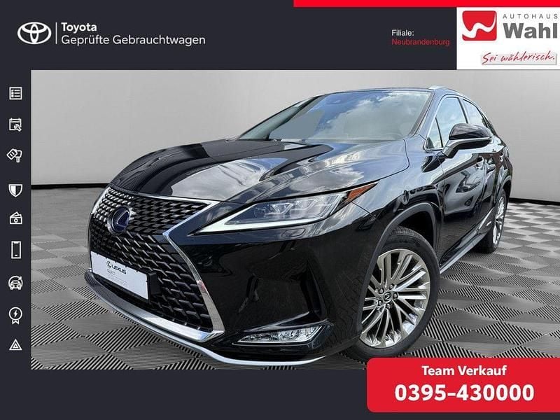 Graphite black Gebraucht 2020 Lexus RX450h Luxury Line SUV | 42.900 € (Fairer Preis) - Bild 1/4