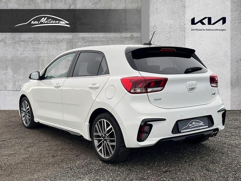Gebraucht Kia Rio GT-Line 120 PS (88 kW) 2023 Ud) schneeweiss (weiss Limousine