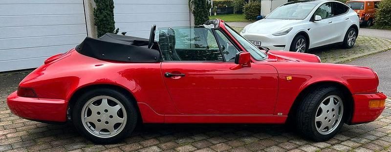 Second-hand Porsche 964 340 CP (250 kW) 1991 Roșu Cabrio