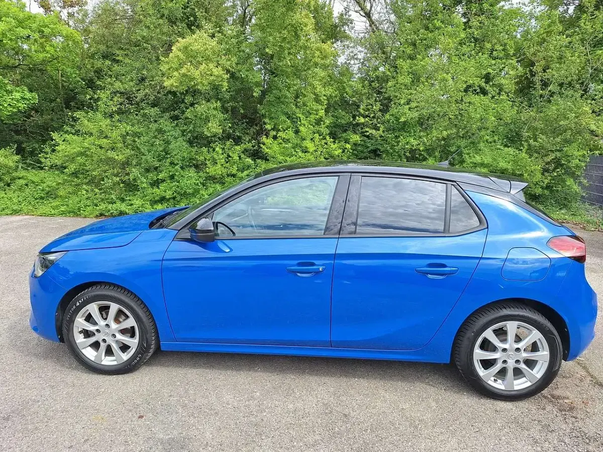Gebraucht Opel Corsa Edition 75 PS (55 kW) 2021 Perl blau/voltaik blau Kleinwagen