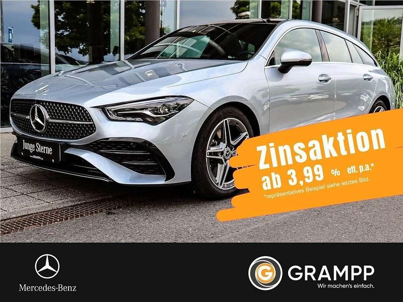 Hightechsilber Gebraucht 2024 Mercedes CLA200 AMG Line Premium Limousine | 34.850 € (Fairer Preis) - Bild 1/3