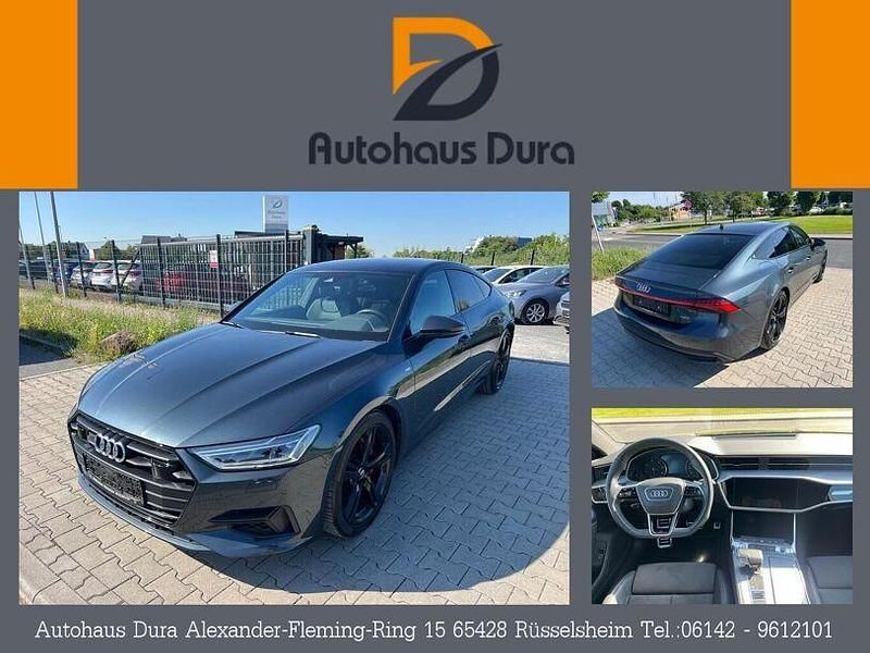 Tritonblau metallic (tritonblau Gebraucht 2018 Audi A7 S-Line Kleinwagen | 39.950 € (Fairer Preis) - Bild 1/4