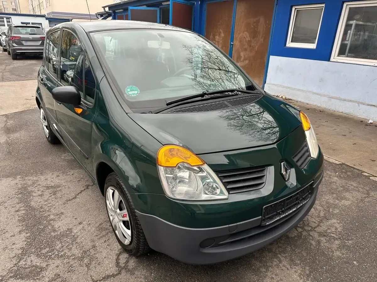 Gebraucht Renault Modus 75 PS (55 kW) 2005 Grün Van / Kleinbus