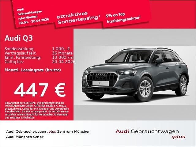 Gebraucht Audi Q3 Basis 193 PS (141 kW) 2025 Nanograu metallic SUV