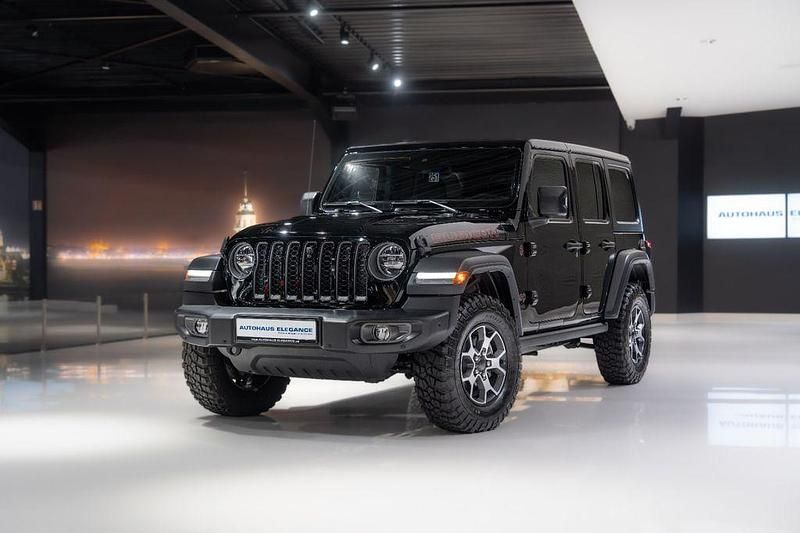 Schwarz Gebraucht 2021 Jeep Wrangler Unlimited Rubicon SUV | 49.980 € - Bild 1/4