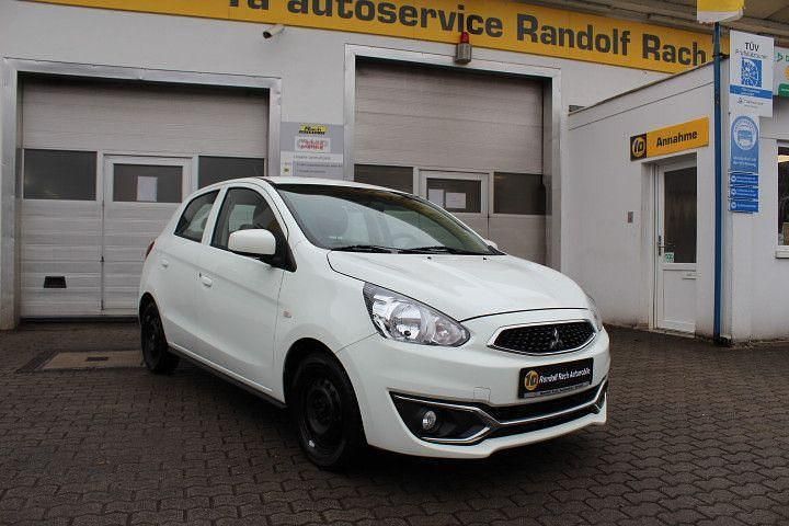 Weiß Gebraucht 2018 Mitsubishi Space Star Kleinwagen | 6.390 € (Fairer Preis) - Bild 1/4