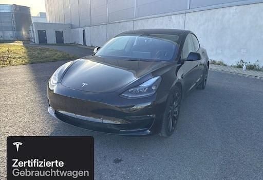 Schwarz Gebraucht 2021 Tesla Model 3 Performance Limousine | 27.200 € (Fairer Preis) - Bild 1/4