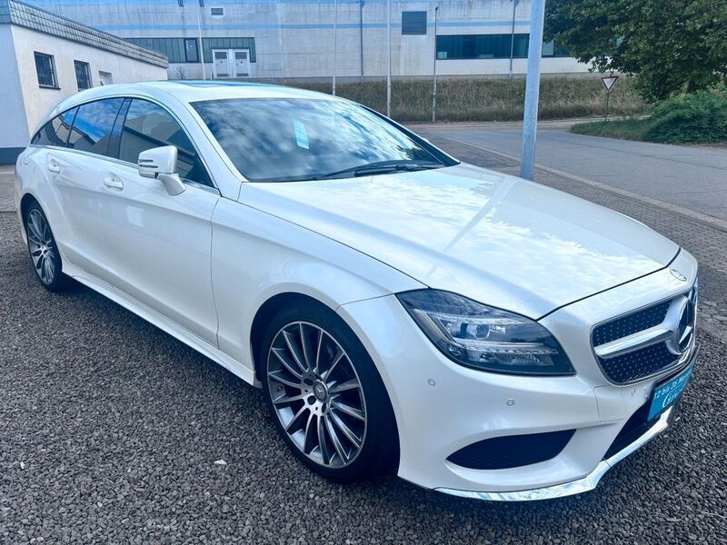 Weiß Gebraucht 2015 Mercedes CLS220 Shooting Brake AMG Kombi | 25.800 € - Bild 1/4