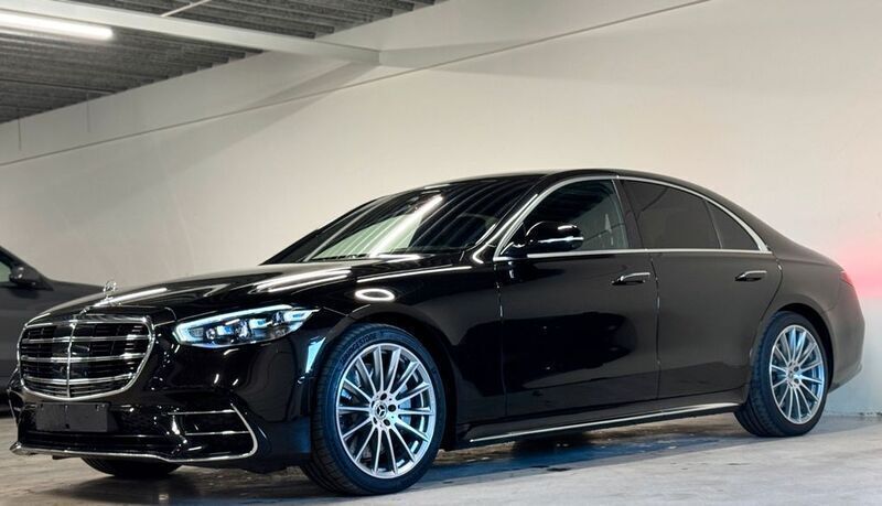 Schwarz Gebraucht 2023 Mercedes S400 AMG line Limousine | 91.960 € (Superpreis) - Bild 1/4