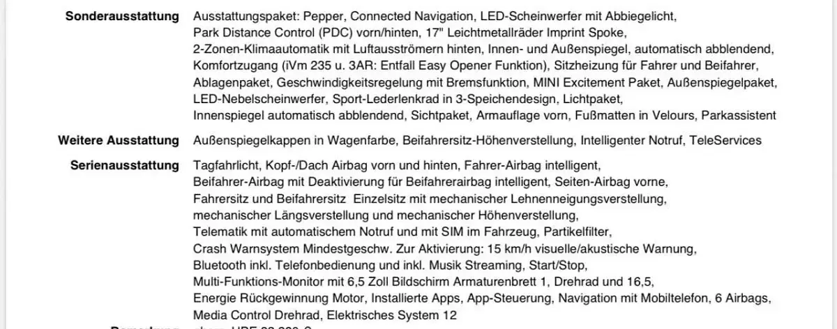 Gebraucht Mini One Countryman 102 PS (75 kW) 2018 Grau SUV