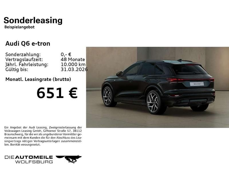Gebraucht Audi Q6 e-tron Performance 225 kW (306 PS) 2025 Mythosschwarz metallic SUV