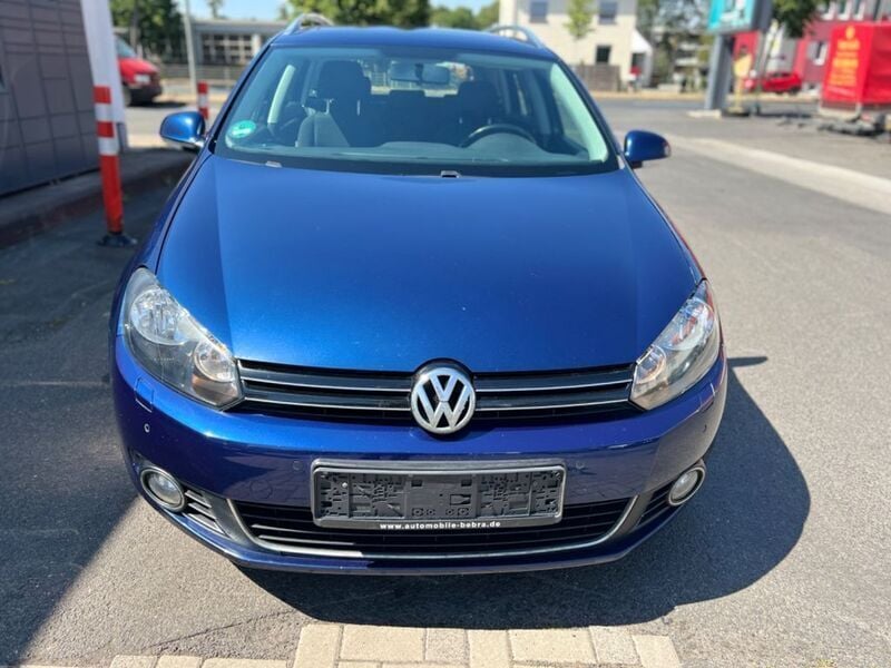 Blau Gebraucht 2010 VW Golf VI Highline Kombi | 3.000 € (Superpreis) - Bild 1/4