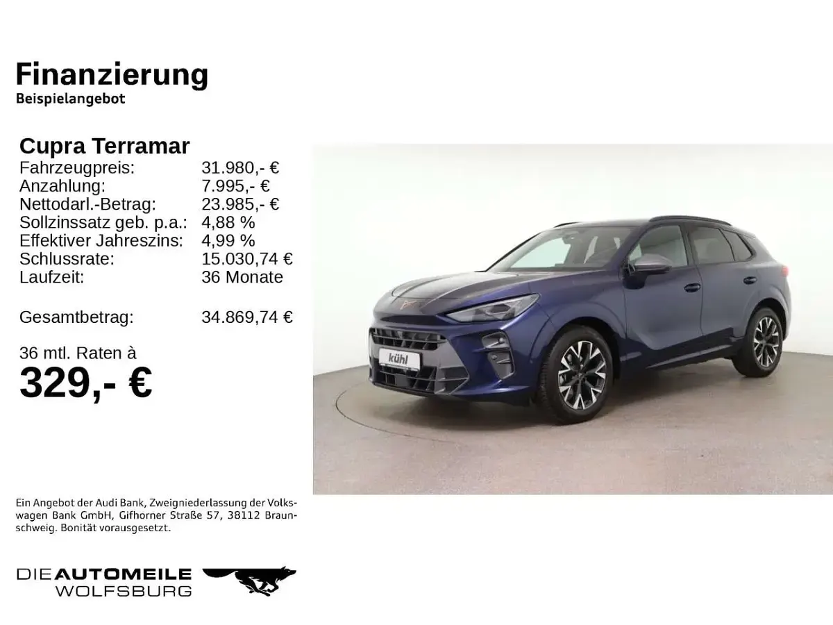 Gebraucht Cupra Terramar 150 PS (110 kW) 2025 Kosmosblau SUV