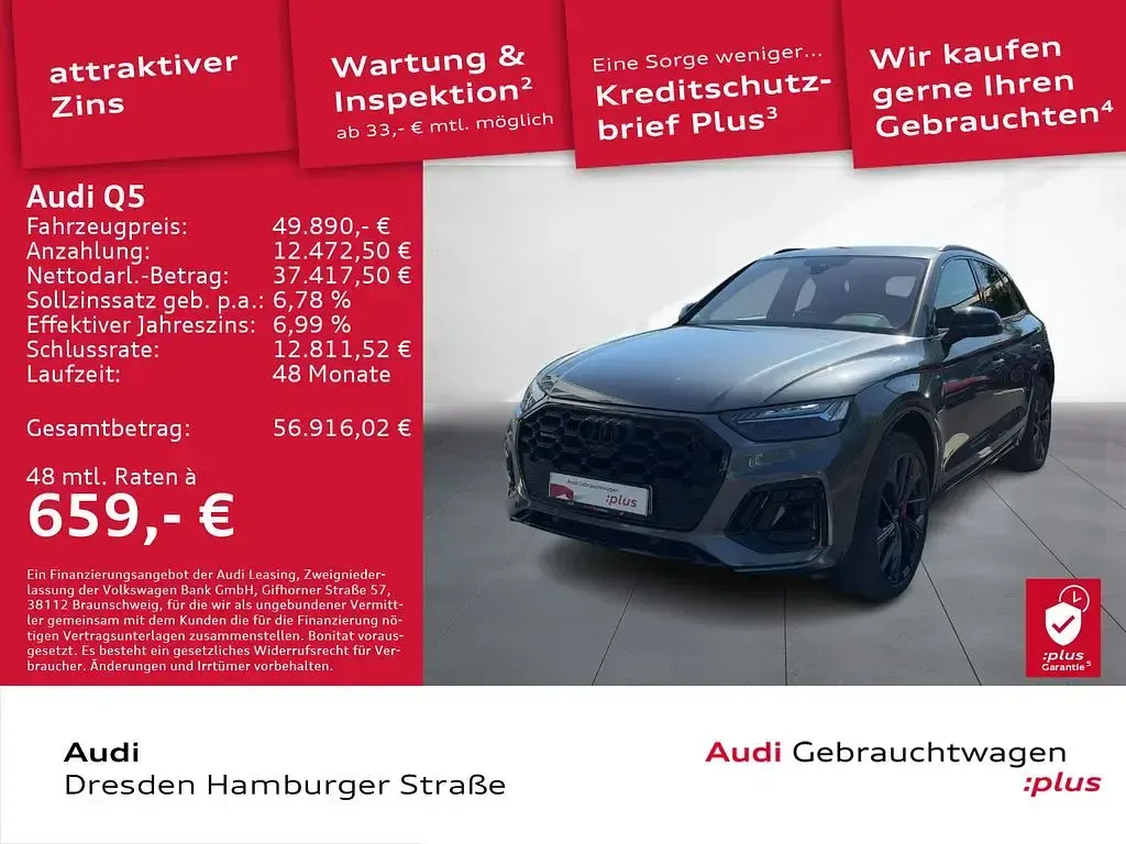 Gebraucht Audi Q5 S-Line 367 PS (269 kW) 2025 Daytonagrau perleffekt SUV