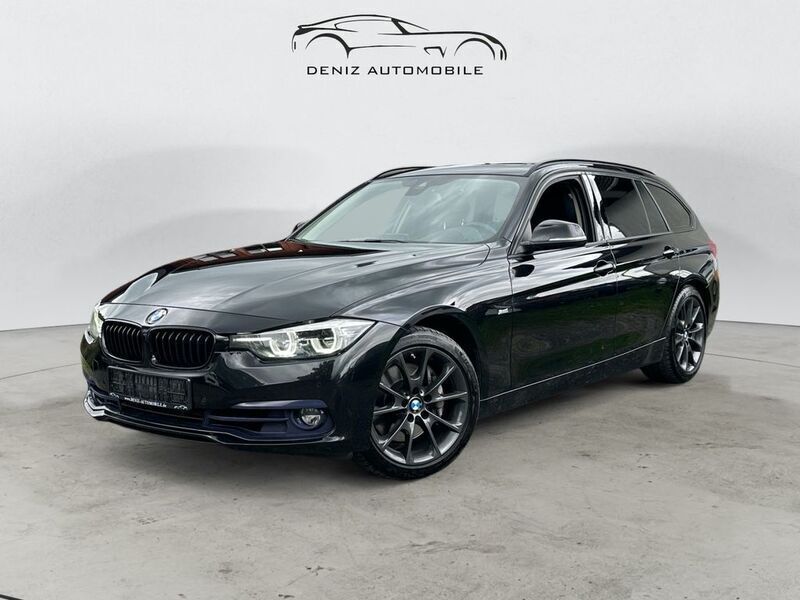 Black sapphire metallic Gebraucht 2017 BMW 335 Sport Line Kombi | 19.450 € (Superpreis) - Bild 1/4