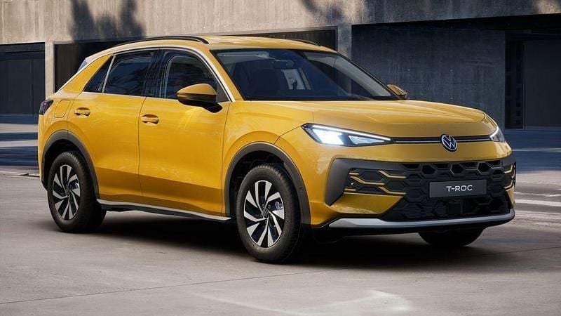 Gelb Neu 2025 VW T-Roc Life SUV | 30.990 € (Superpreis) - Bild 1/4