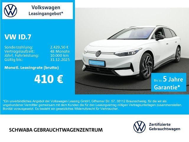 Gletscherweiß metallic Gebraucht 2025 VW ID.7 Pro Kombi | 48.590 € - Bild 1/4