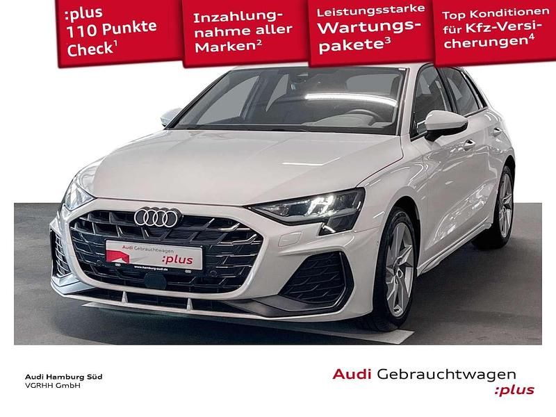 Z9 arkonaweiß Gebraucht 2025 Audi A3 S-Line Limousine | 32.540 € (Fairer Preis) - Bild 1/3