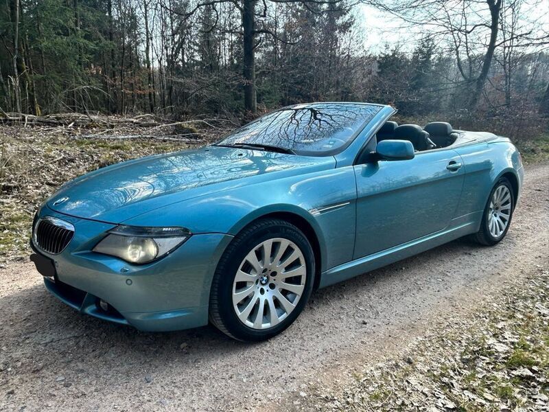 Blau Gebraucht 2004 BMW 645 Cabriolet Performance Cabrio | 21.900 € (Fairer Preis) - Bild 1/4