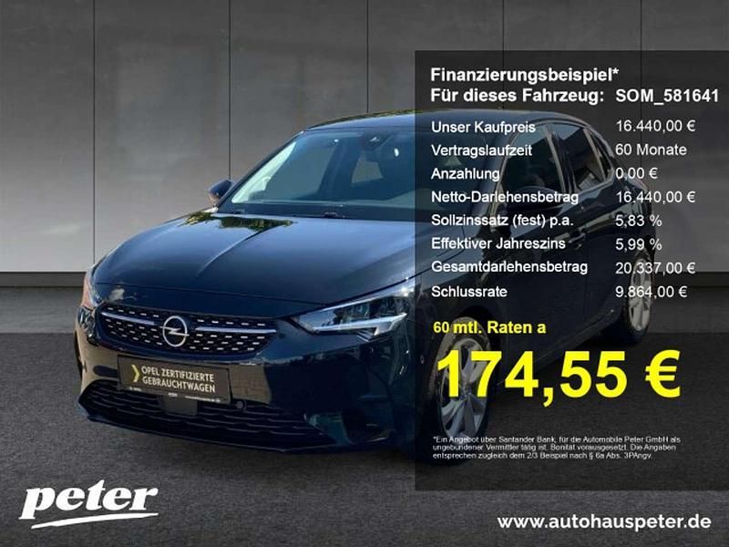 Schwarz Gebraucht 2023 Opel Corsa Elegance Kleinwagen | 16.440 € (Guter Preis) - Bild 1/2