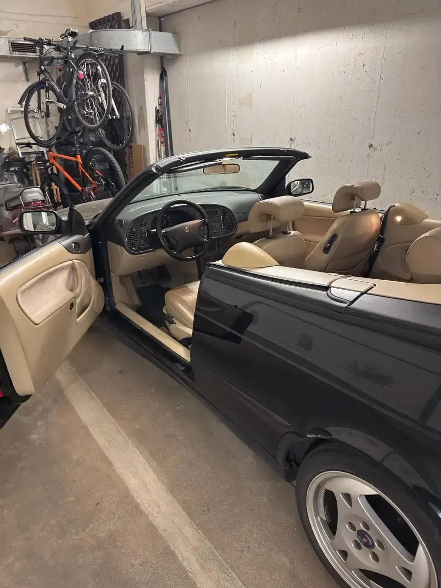 Gebraucht Saab 9-3 154 PS (113 kW) 2000 Schwarz Cabrio