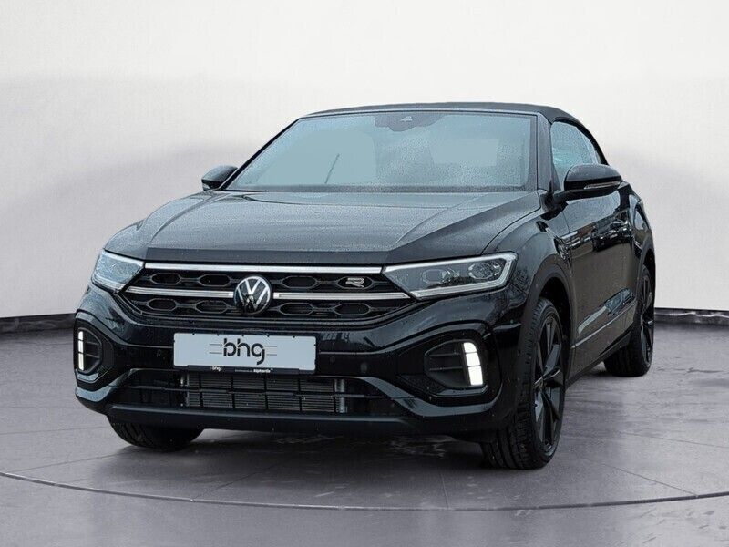 Schwarz Gebraucht 2025 VW T-Roc Cabriolet R-line Cabrio | 37.390 € (Fairer Preis) - Bild 1/4