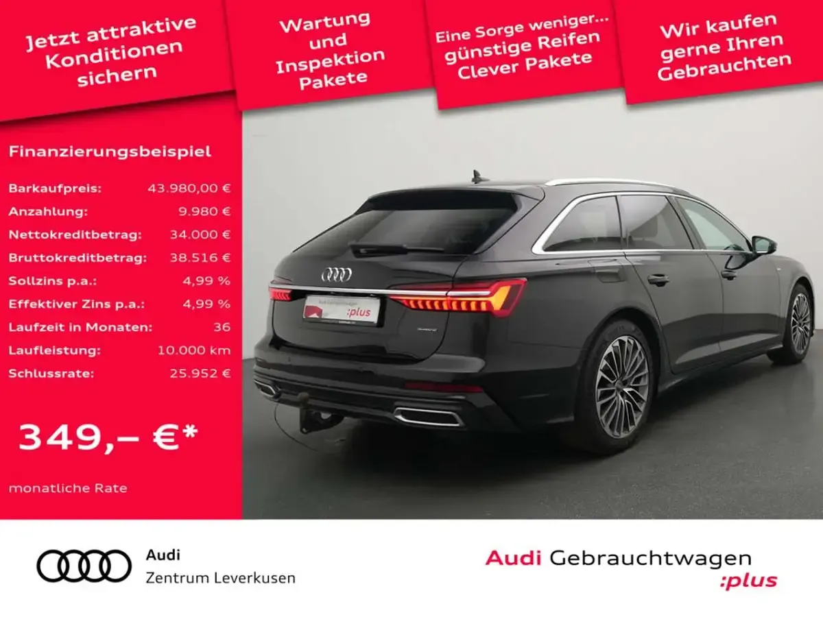 Gebraucht Audi A6 S-Line 367 PS (269 kW) 2023 Mythosschwarz Kombi