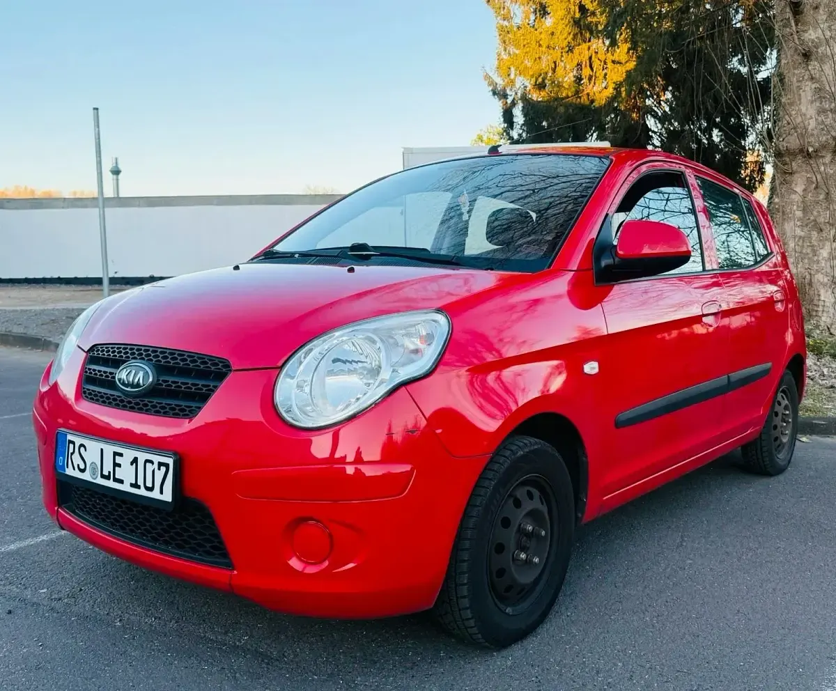 Gebraucht Kia Picanto 65 PS (47 kW) 2009 Rot Kleinwagen