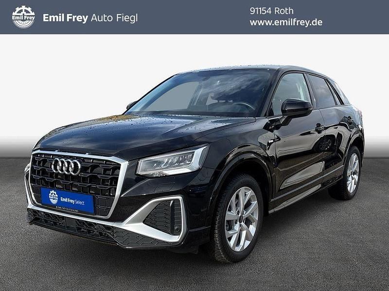Mythosschwarz metallic Gebraucht 2023 Audi Q2 S-Line SUV | 26.490 € (Guter Preis) - Bild 1/4