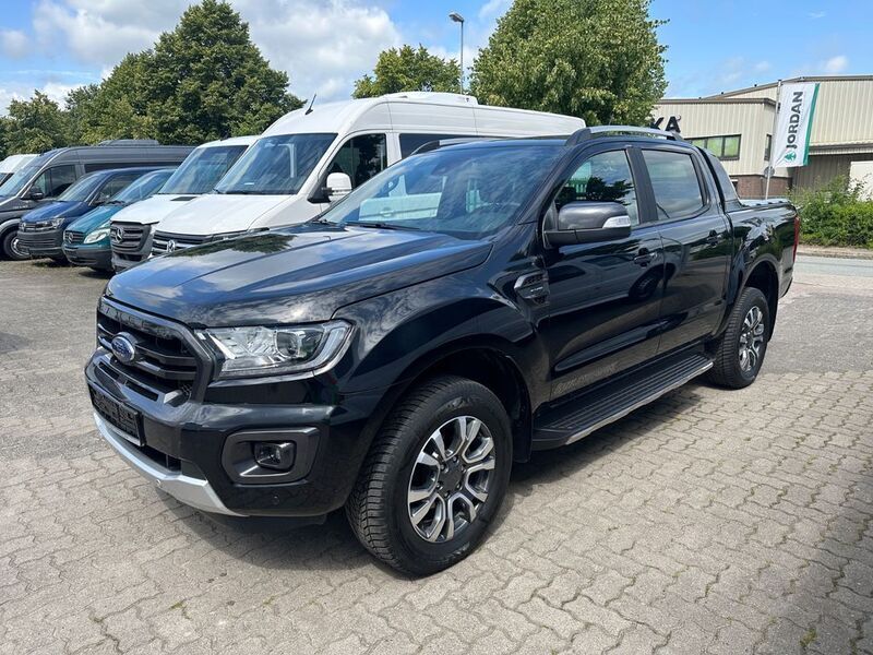 Schwarz Gebraucht 2021 Ford Ranger Wildtrack Abholung | 37.700 € (Fairer Preis) - Bild 1/4