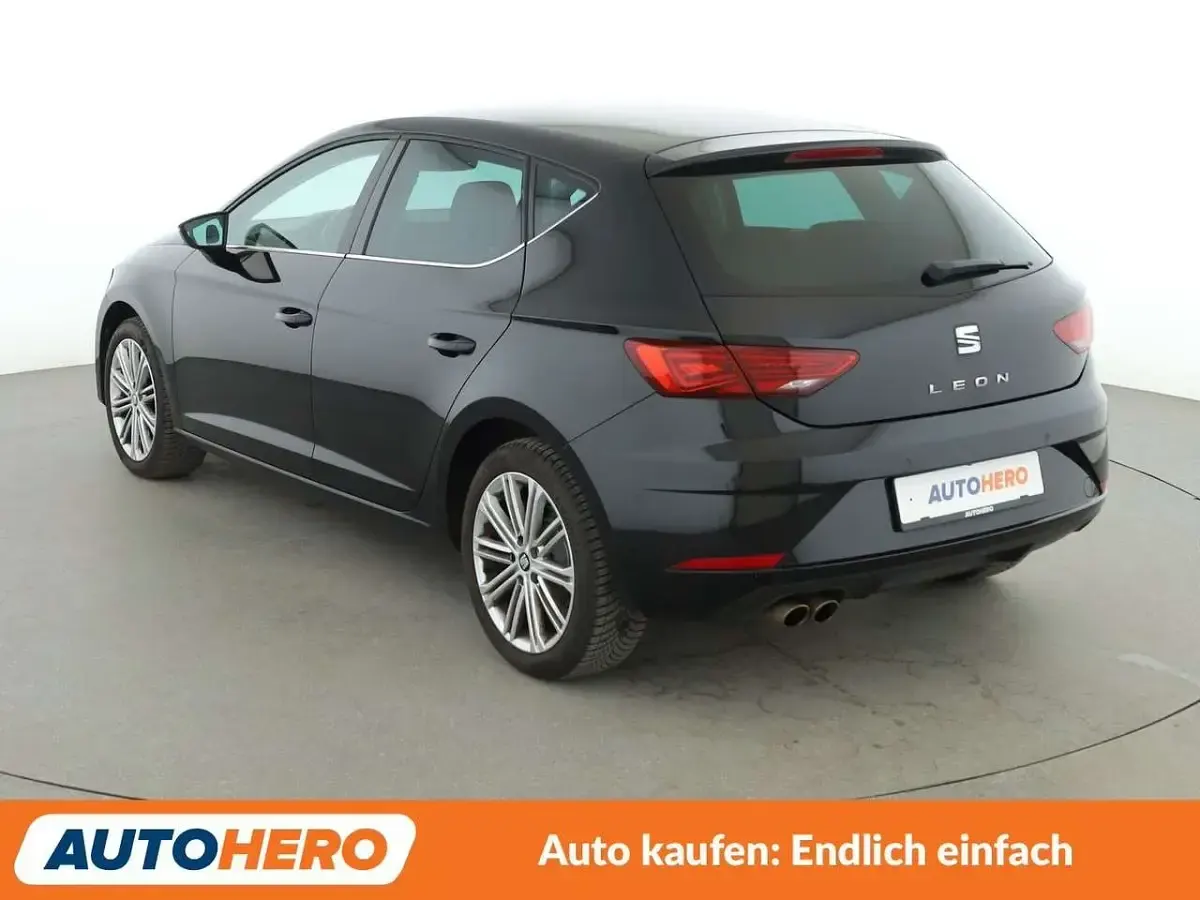 Gebraucht Seat Leon XCELLENCE 125 PS (91 kW) 2018 Schwarz Limousine