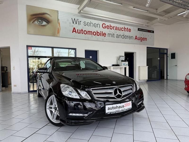 Gebraucht Mercedes E350 AMG line 306 PS (225 kW) 2012 Schwarz Cabrio