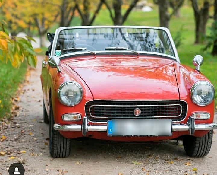 Rot Gebraucht 1971 MG Midget Cabrio | 6.500 € - Bild 1/4