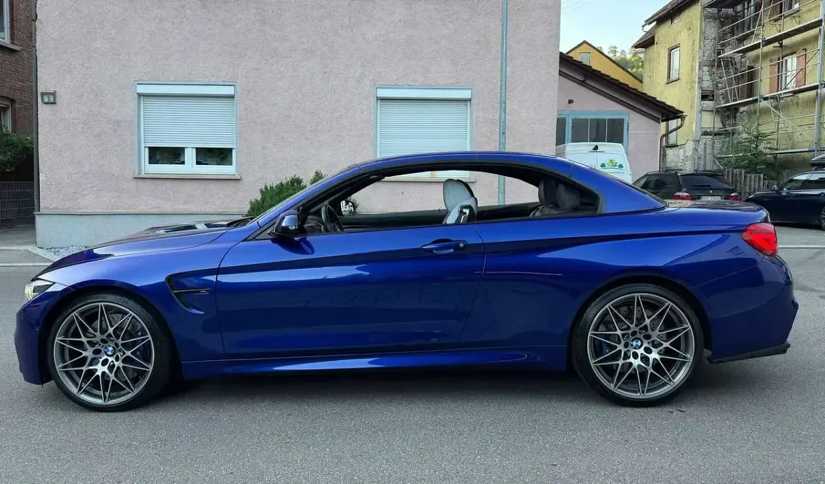 Gebraucht BMW M4 Cabriolet Competition Edition 450 PS (330 kW) 2018 Blau Cabrio