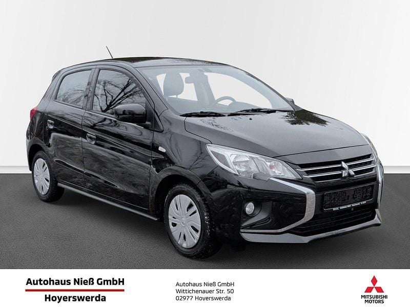 Schwarz Gebraucht 2021 Mitsubishi Space Star Spirit Kleinwagen | 10.480 € (Fairer Preis) - Bild 1/4