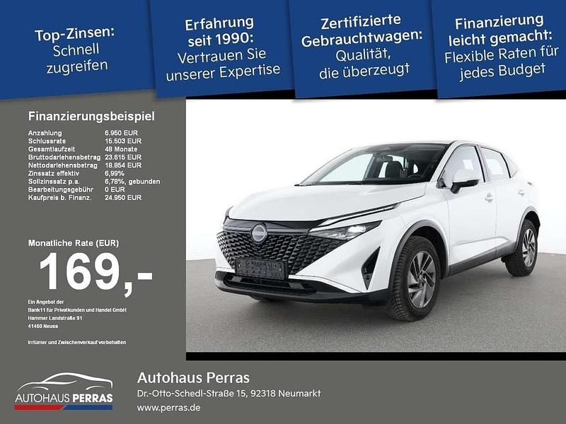 Pearl white Gebraucht 2025 Nissan Qashqai Acenta SUV | 24.950 € (Fairer Preis) - Bild 1/4
