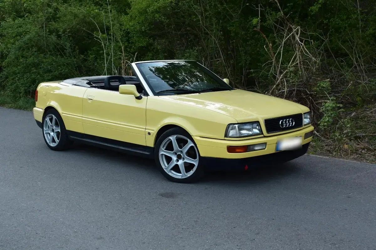 Gebraucht Audi Cabriolet 133 PS (97 kW) 1992 Gelb Cabrio