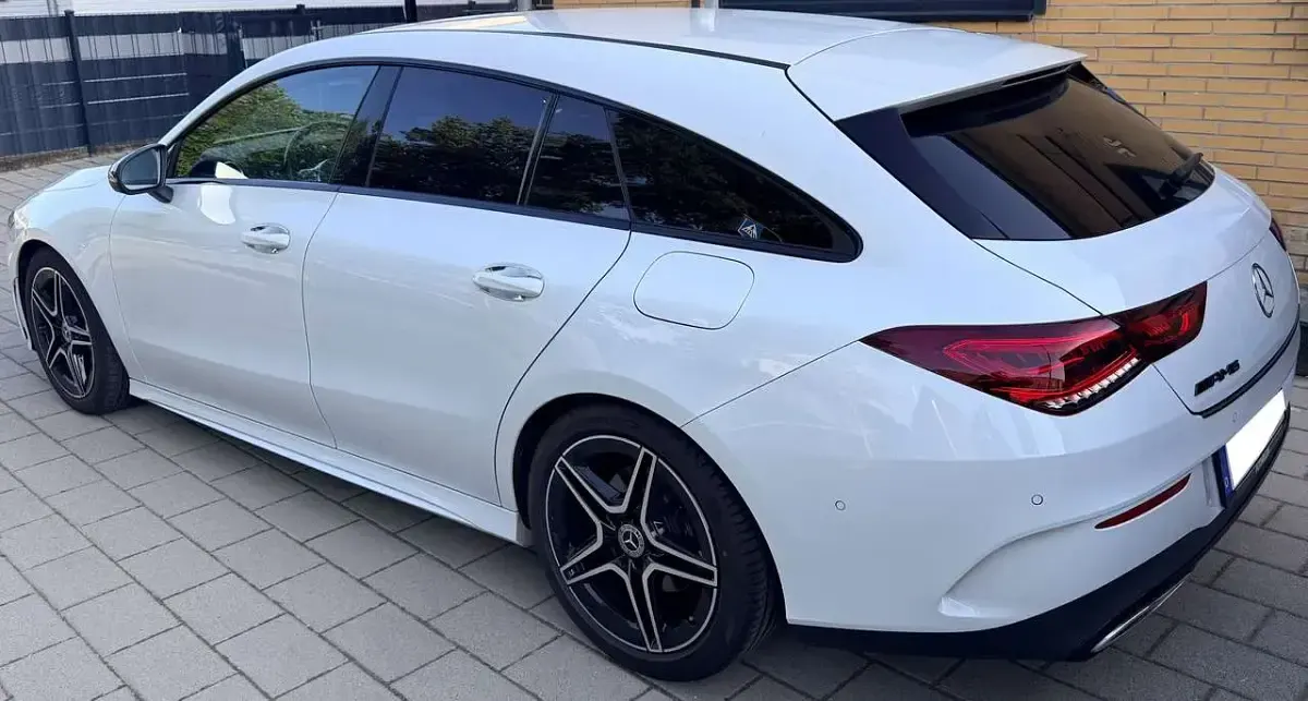 Gebraucht Mercedes CLA220 AMG line 191 PS (140 kW) 2022 Weiß Limousine