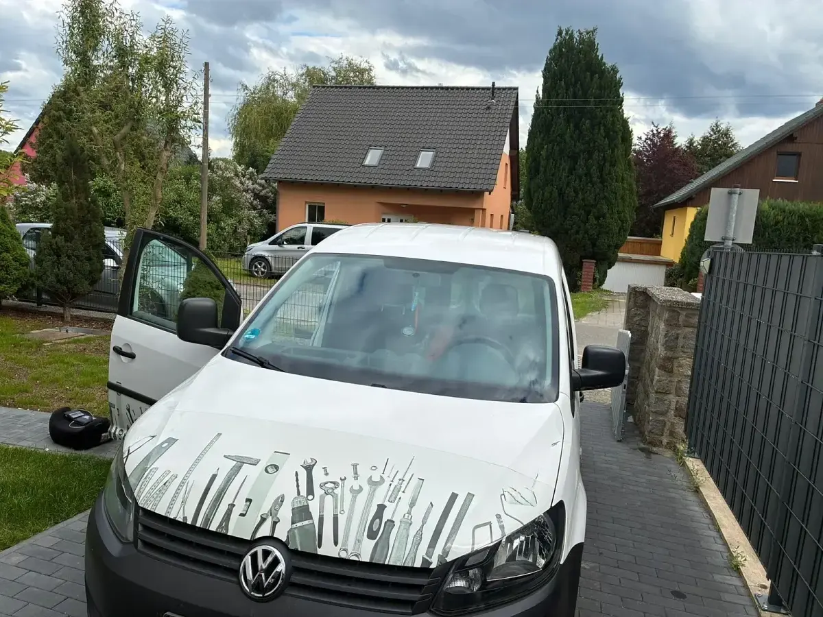 Gebraucht VW Caddy 86 PS (63 kW) 2013 Weiß Van / Kleinbus