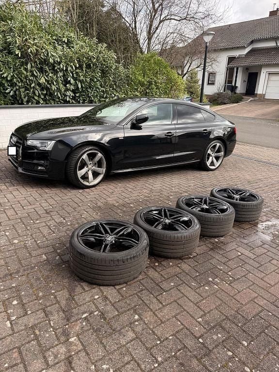 Gebraucht Audi A5 Sportback S-Line 190 PS (139 kW) 2015 Schwarz Kleinwagen