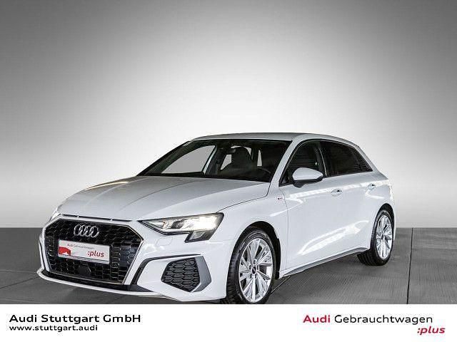 Ibisweiß Gebraucht 2023 Audi A3 S-Line Limousine | 29.840 € (Teuer) - Bild 1/4