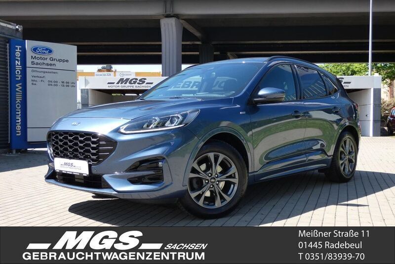 Chromablau metallic Gebraucht 2020 Ford Kuga ST-Line X SUV | 20.950 € (Fairer Preis) - Bild 1/4